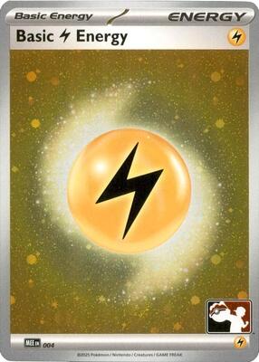 Basic Lightning Energy - MEE 004 (Cosmos Holo) card from Prize Pack Series Cards