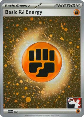 Basic Fighting Energy - MEE 006 (Cosmos Holo) card from Prize Pack Series Cards