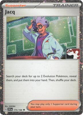 Jacq - 175/198 (Cosmos Holo) card from Prize Pack Series Cards