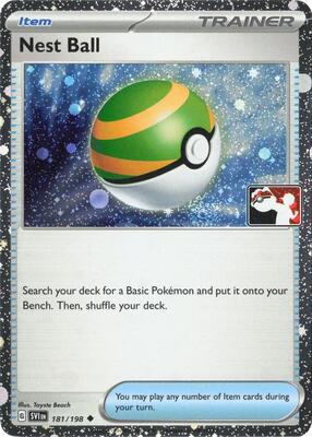 Nest Ball - 181/198 (Cosmos Holo) card from Prize Pack Series Cards
