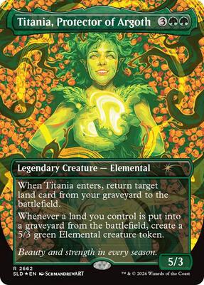 Titania, Protector of Argoth card from Secret Lair Drop Series