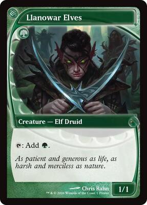 Llanowar Elves card from MagicFest Cards