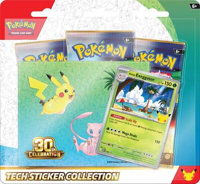 30th Celebration Tech Sticker Collection [Alolan Exeggutor] card from ME: 30th Celebration