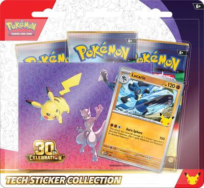 30th Celebration Tech Sticker Collection [Lucario] card from ME: 30th Celebration