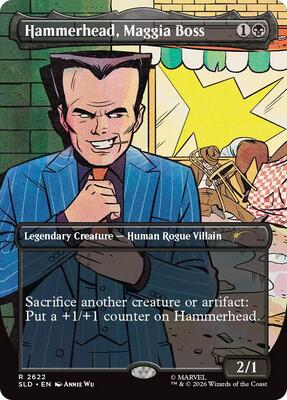 Hammerhead, Maggia Boss card from Secret Lair Drop Series