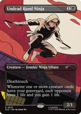 Undead Hand Ninja card from Secret Lair Drop Series
