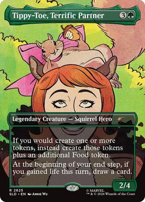 Tippy-Toe, Terrific Partner card from Secret Lair Drop Series