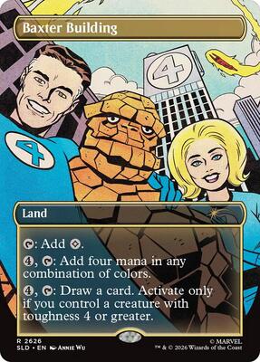 Baxter Building card from Secret Lair Drop Series