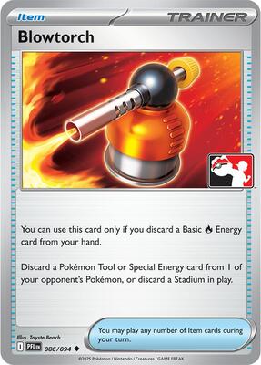 Blowtorch - 086/094 card from Prize Pack Series Cards
