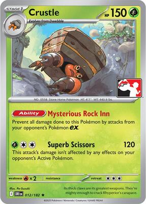 Crustle - 012/182 card from Prize Pack Series Cards