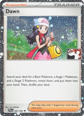 Dawn - 087/094 (Cosmos Holo) card from Prize Pack Series Cards