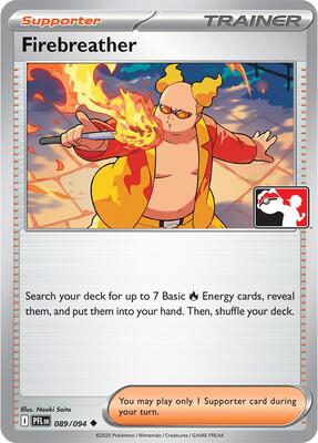 Firebreather - 089/094 card from Prize Pack Series Cards