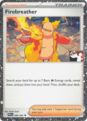 Firebreather - 089/094 (Cosmos Holo) card from Prize Pack Series Cards
