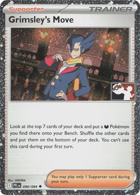 Grimsley's Move - 090/094 (Cosmos Holo) card from Prize Pack Series Cards