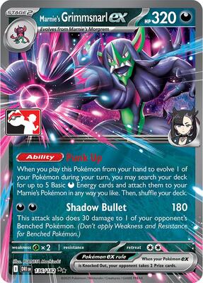 Marnie's Grimmsnarl ex - 136/182 card from Prize Pack Series Cards
