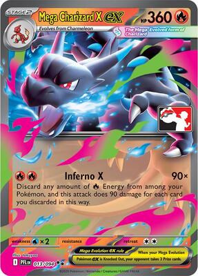 Mega Charizard X ex - 013/094 card from Prize Pack Series Cards