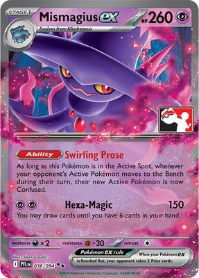 Mismagius ex - 036/094 card from Prize Pack Series Cards