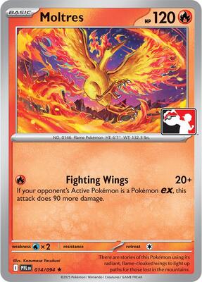 Moltres - 014/094 card from Prize Pack Series Cards