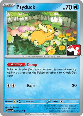 Psyduck - 039/217 card from Prize Pack Series Cards