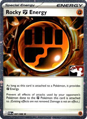 Rocky Fighting Energy - 087/088 (Cosmos Holo) card from Prize Pack Series Cards