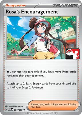Rosa's Encouragement - 084/088 (Cosmos Holo) card from Prize Pack Series Cards