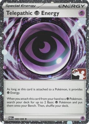 Telepathic Psychic Energy - 088/088 (Cosmos Holo) card from Prize Pack Series Cards