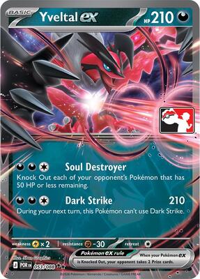 Yveltal ex - 053/088 card from Prize Pack Series Cards