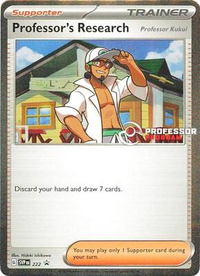 Professor's Research [Professor Kukui] - 222 card from Professor Program Promos