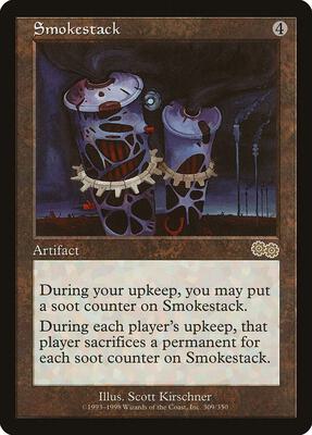 Smokestack card from Urza's Saga