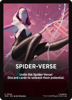 Spider-Verse Theme Card card from Commander: Marvel Super Heroes