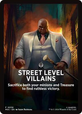 Street Level Villains Theme Card card from Commander: Marvel Super Heroes
