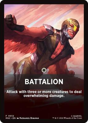 Battalion Theme Card card from Commander: Marvel Super Heroes