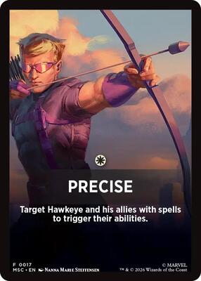 Precise Theme Card card from Commander: Marvel Super Heroes
