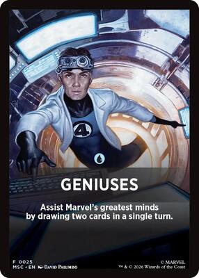 Geniuses Theme Card card from Commander: Marvel Super Heroes