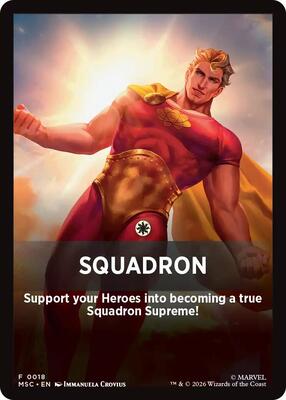 Squandron Theme Card card from Commander: Marvel Super Heroes