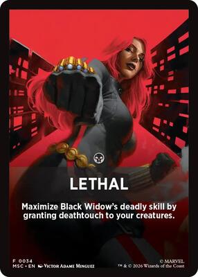 Lethal Theme Card card from Commander: Marvel Super Heroes