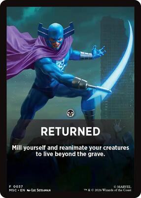 Returned Theme Card card from Commander: Marvel Super Heroes