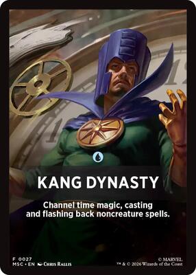 Kang Dynasty Theme Card card from Commander: Marvel Super Heroes