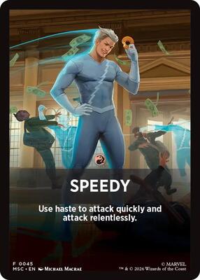 Speedy Theme Card card from Commander: Marvel Super Heroes