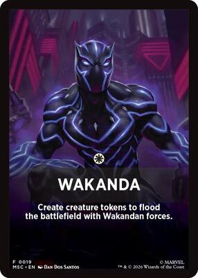 Wakanda Theme Card card from Commander: Marvel Super Heroes