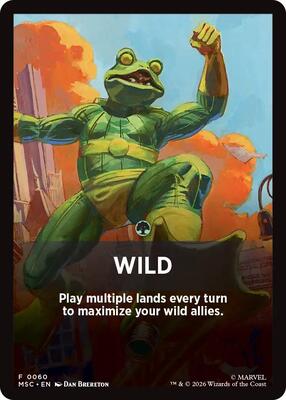 Wild Theme Card card from Commander: Marvel Super Heroes