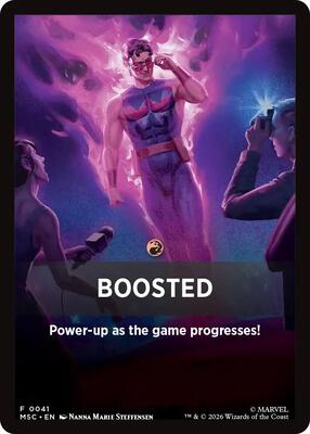 Boosted Theme Card card from Commander: Marvel Super Heroes