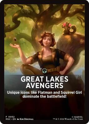 Great Lakes Avengers Theme Card card from Commander: Marvel Super Heroes