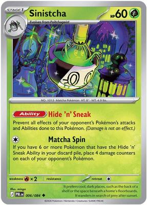 Sinistcha card from ME05: Pitch Black