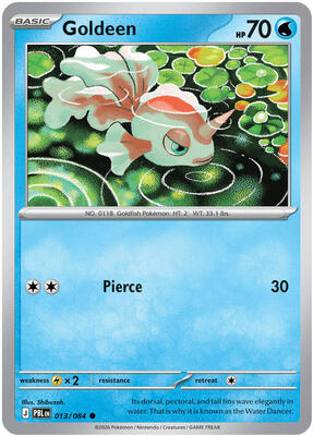 Goldeen - 013/084 card from ME05: Pitch Black