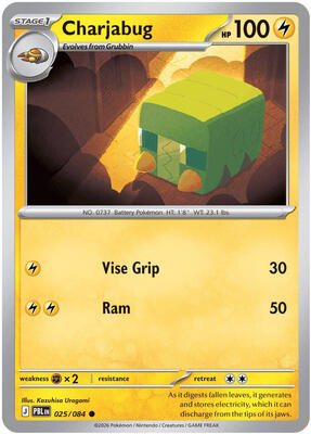 Charjabug card from ME05: Pitch Black