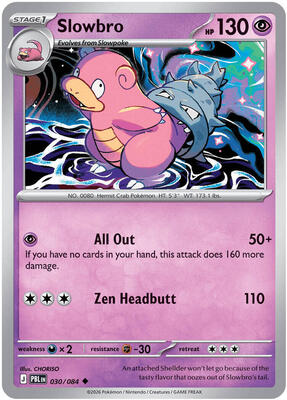 Slowbro - 030/084 card from ME05: Pitch Black