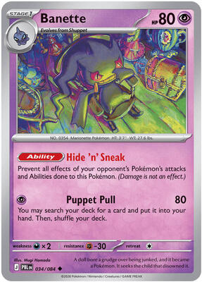 Banette card from ME05: Pitch Black