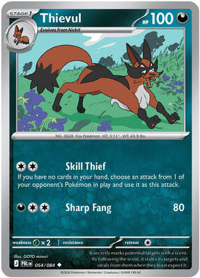 Thievul - 054/084 card from ME05: Pitch Black