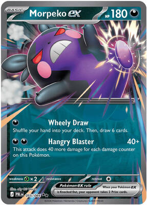 Morpeko ex - 055/084 card from ME05: Pitch Black